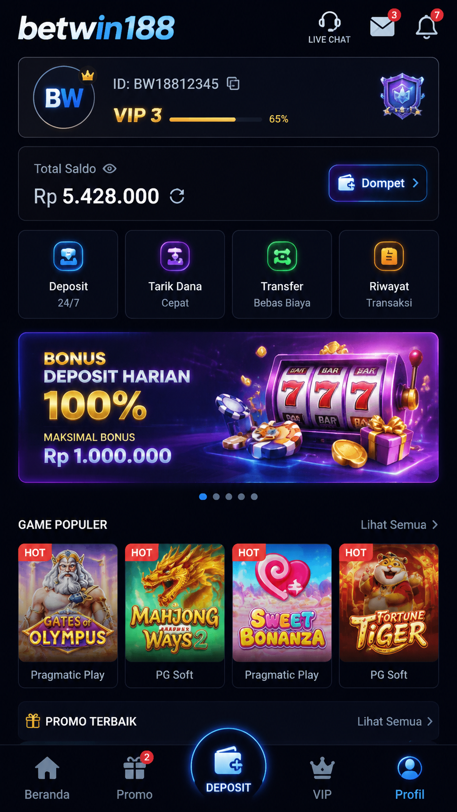 Screenshot 3 betwin188